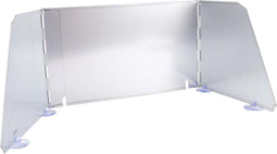 Bo-Camp - Kookwindscherm - Inklapbaar en verstelbaar - Zilver