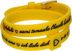 IL MEZZOMETRO - Il MEZZOMETRO Mod. I LOVE YOU GOLD - Bracciale in silicone/silicone bracelet - Unisex -