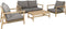 Stoel-Bank Loungeset - Hanna - Acaciahout - The Outsider