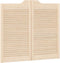 vidaXL - Draaideuren - louvredesign - 1-paar - 90x100 - cm - massief - grenenhout