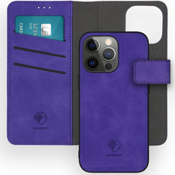 iMoshion Hoesje Geschikt voor iPhone 13 Pro Hoesje Met Pasjeshouder - iMoshion Uitneembare 2-in-1 Luxe Bookcase - Paars