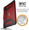 UAG Tablet Hoes Geschikt voor iPad Pro 12.9 (2022) / iPad Pro 12.9 (2021) - UAG Metropolis Bookcase tablet - Rood