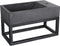 Differnz Bombai black - Natuurstenen wasbak - 40 x 22 x 9 cm - Antraciet