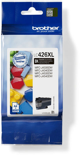 Brother LC-426XLBK - Inktcartridge - Hoge kwaliteit afdrukken - Zwart