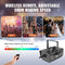 Sneeuwmachine, 650 W, hand-/hangmachine, binnen, afstandsbediening, met 1 l, kunstmatig reservoir vo