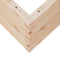 vidaXL - Plantenbak - 60x60x46 - cm - massief - grenenhout