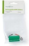 Nedis Oplaadbare NiMH-Batterij - 1.2 V DC - Oplaadbaar - 2400 mAh - Voorgeladen - 1-Polybag - N/A - Soldeertab - Groen