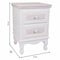 Nachtkastje Alexandra House Living Wit 33 x 53 x 37 cm