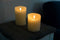 MyFlair LED Dinerkaarsen - Set van 2 - Druipend Effect - Crème (2 stuks)