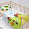 Set beddengoed HappyFriday Mr Fox Piggys Multicolour Wieg voor baby's 2 Onderdelen