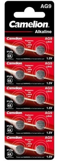 Camelion 12051009 - Alkaline Batterij 50mAh - 3,6mm hoog - 800mg