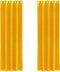 vidaXL - Verduisteringsgordijnen - met - Oogjes - 2 - stuks - Mosterdgeel - Velvet