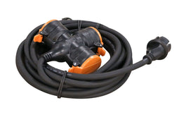 Relectric PRO - Verlengsnoer 5 mtr 3-voudig 3x1,5mm - IP44 spatwaterdicht