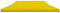 vidaXL Partytentdak - 270 g/m² - 6x3 m - Geel