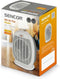 Sencor Ventilatorkachel met 2 warmtestanden, incl. omvalbeveiliging & oververhittingsbeveiliging, voor ruimtes tot 20m², 2000 watt, kleur: Wit, Geschikt voor in de badkamer!