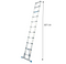 Workzone Telescopische Ladder – Soft-Close - max. 150kg – 327 x 82,8 x 402 cm – Zilver
