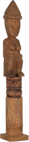 Decoratieve figuren Natuurlijk Afrikaan 14 x 14 x 88,5 cm