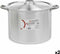 Casserolepan met deksel Ø 36 cm Zilverkleurig Aluminium (2 Stuks)