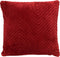Dutch Decor ZICO - Kussenhoes zigzag 45x45 cm Merlot - rood - superzacht - met rits