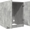 vidaXL - Wasmachinekast - 70,5x71,5x91,5 - cm - betongrijs