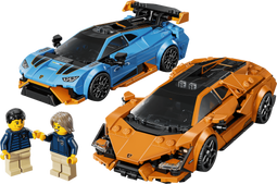 LEGO Speed Champions - Lamborghini Revuelto en Huracán STO - 2 raceauto's