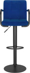 vidaXL - Barkrukken - 2 - st - stof - blauw
