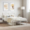 vidaXL - Bedframe - met - hoofdbord - metaal - wit - 120x190 - cm
