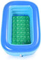 Happygetfit - Baby opblaasbaar zwembad, kleine Kiddie zwembad bad opvouwbare PVC rechthoekige familie douche zwembad draagbare reizen douche wastafel voor baby en kinderen grootte 120x70x35cm
