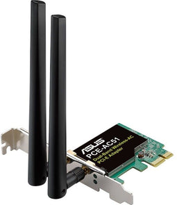 ASUS PCE-AC51 - Wi-Fi PCI-e Adapter - 733Mbps totaal - 2,4GHz 5GHz