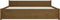 vidaXL - Bedframe - massief - hout - honingbruin - 200x200 - cm