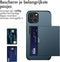 imoshion Hoesje Geschikt voor iPhone 13 Hoesje - Ruimte voor 2 pasjes - imoshion Backcover met pasjeshouder - Donkerblauw