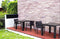 siesta vegas uitschuifbare tuintafel – 100 / 140 cm – wit