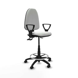 Piqueras y Crespo BFN01RF - Bureaustoel - Hoogteverstelbaar - Wit