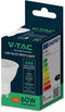 V-TAC VT-249-N-N - LED Spot - GU10 - 6W - 445 Lumen - 4000K - Wit