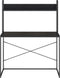 vidaXL - Computerbureau - 110x60x138 - cm - bewerkt - hout - zwart