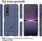 imoshion Hoesje Geschikt voor Sony Xperia 1 V Hoesje Siliconen - imoshion Rugged Shield Backcover - Donkerblauw