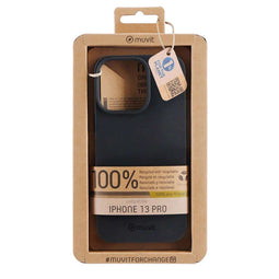 Muvit iPhone 13 Pro - Hoes - Gerecycled materiaal - Zwart