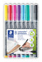 Staedtler - Viltstift ohp lumo f 318 perm 8 st ass