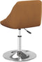 vidaXL - Eetkamerstoelen - draaibaar - 2 - st - fluweel - bruin
