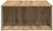 vidaXL - Salontafel - 90x67x33 - cm - bewerkt - hout - artisanaal - eikenkleurig