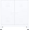 vidaXL - Opbergkast - industrieel - 90x40x100 - cm - staal - wit