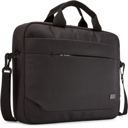 Case Logic Advantage 14" - Schoudertas - Gevoerd opbergvak voor 14 inch laptops en tabletvak tot 10,1 inch - Zwart
