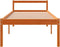 vidaXL - Seniorenbed - massief - grenenhout - wasbruin - 90x200 - cm
