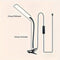 Bureaulamp - Met Klem – Dimbaar 10 Modi - 3 Kleurstanden