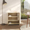 vidaXL - Dressoir - 70x40,5x75 - cm - bewerkt - hout - sonoma - eikenkleurig