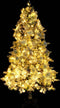 vidaXL - Kerstboom - met - LED - en - dennenappels - en - sneeuw - 225 - cm - PVC - en - PE