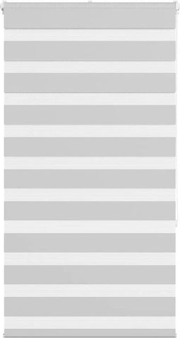 vidaXL - Zebra - rolgordijn - 70x150 - cm - stofbreedte - 65,9 - cm - lichtgrijs