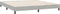 vidaXL - Bed - boxspring - zonder - matras - 180x220 - cm - fluweel - lichtgrijs
