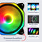RGB Fan PC fan - Case Fan 120x120mm 4-pin High Airflow - Computer behuizing ventilator fan Earkings
