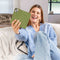 imoshion Hoesje Geschikt voor Samsung Galaxy S24 Plus Hoesje Met Pasjeshouder - imoshion Design Bookcase smartphone - Meerkleurig / Green Flowers